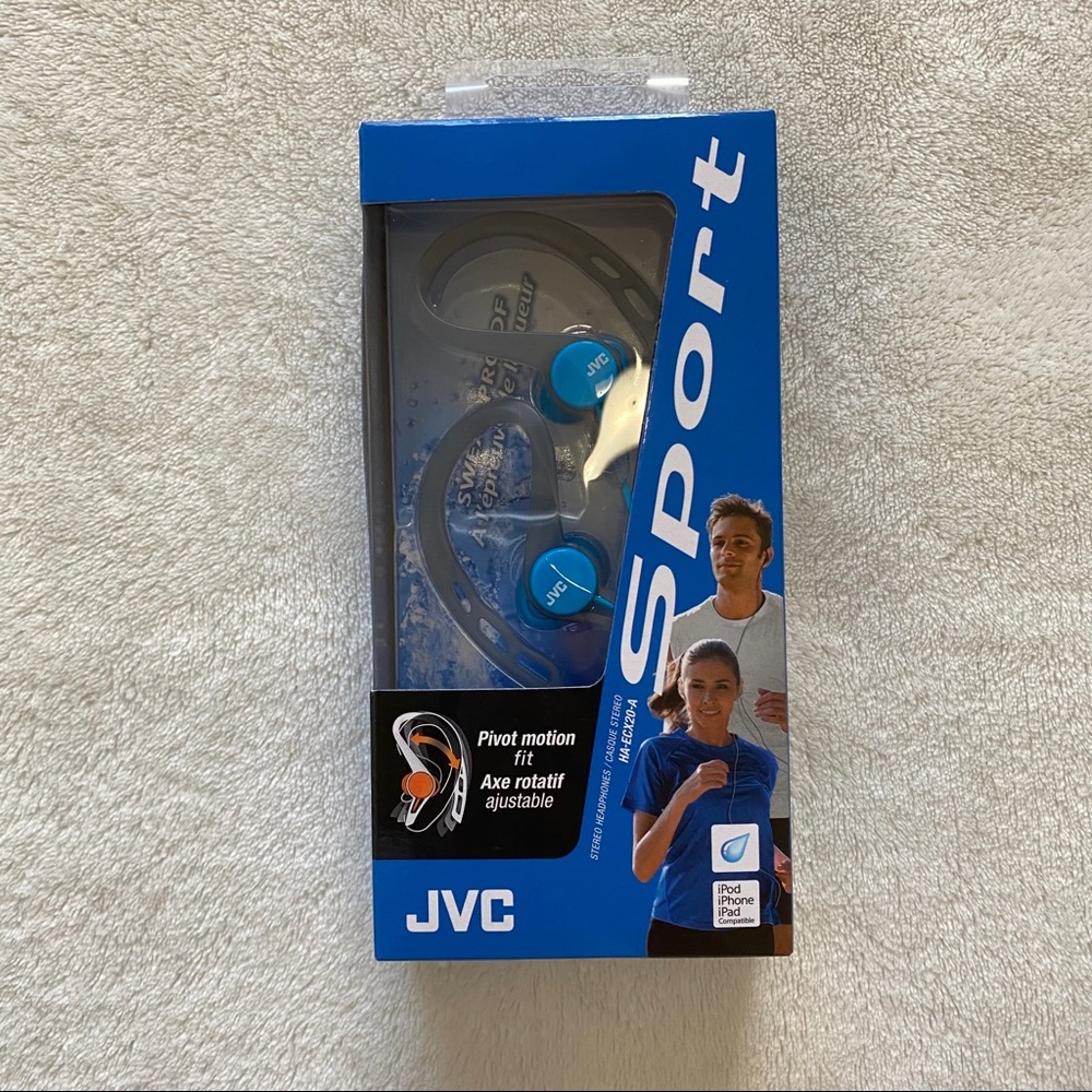 JVC Sports Sweat Proof Headphones Earbuds